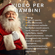 Video  Messaggio Personalizzato di Babbo Natale